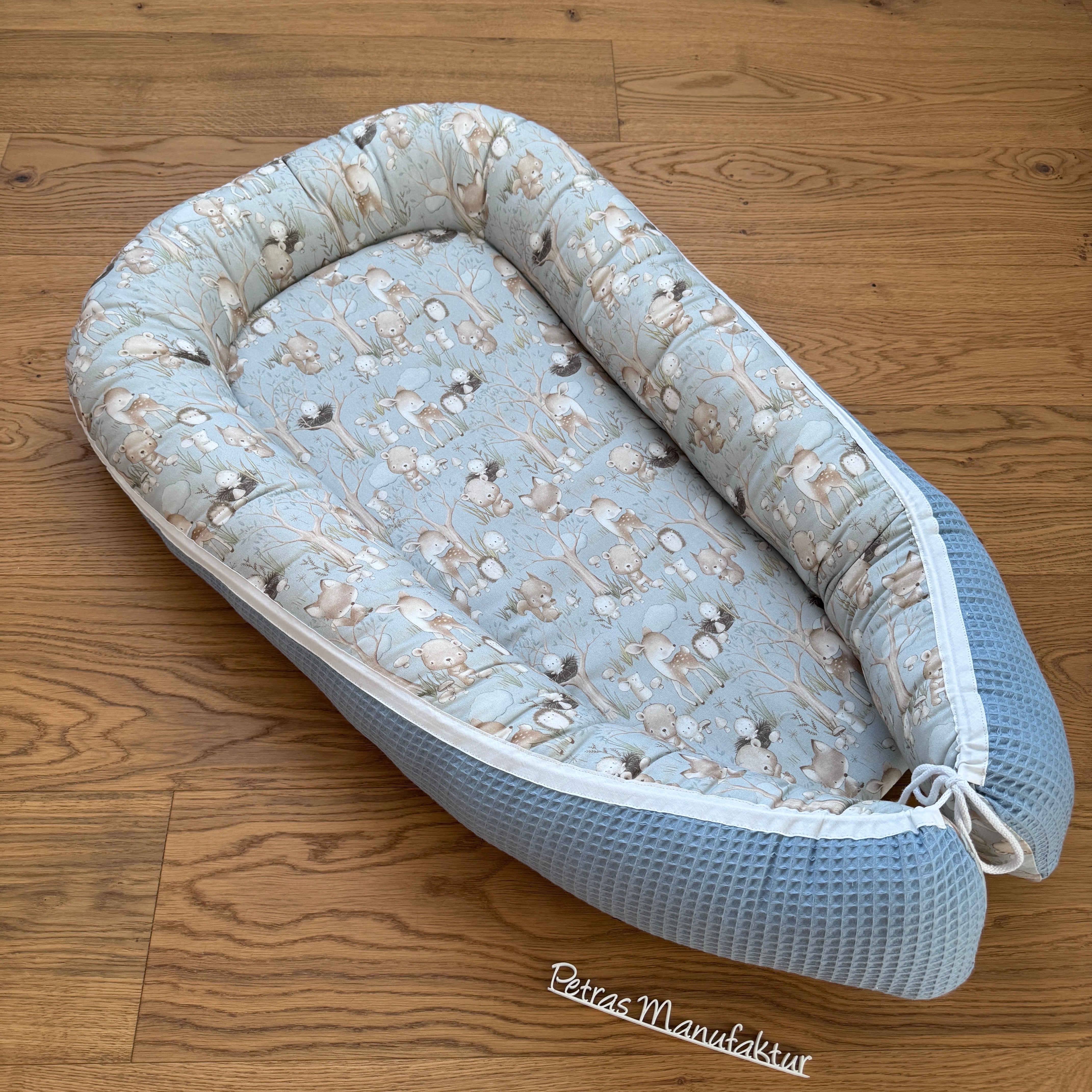 Babynestchen "Waldtiere blau“